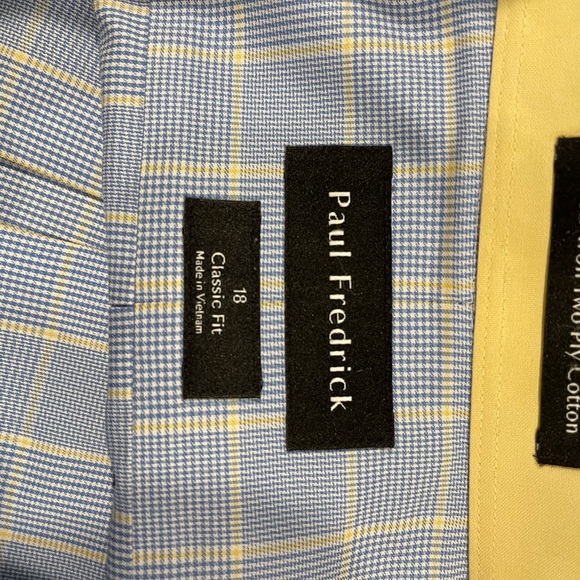 Men’s Paul Frederick short sleeve plaid shirts. Set of two - Picture 7 of 7